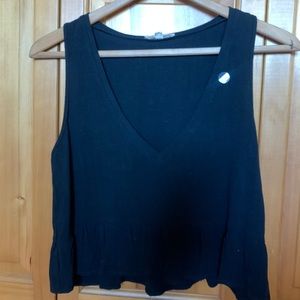Pacsun L.A Hearts Cropped V Neck Top
